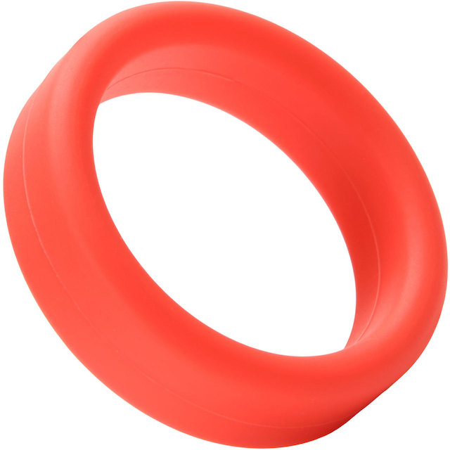 SUPER SOFT SILICONE COCK RING (RED)