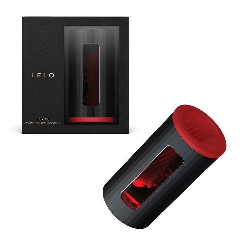 LELO F1S V2 MASTURBATOR BLACK/RED