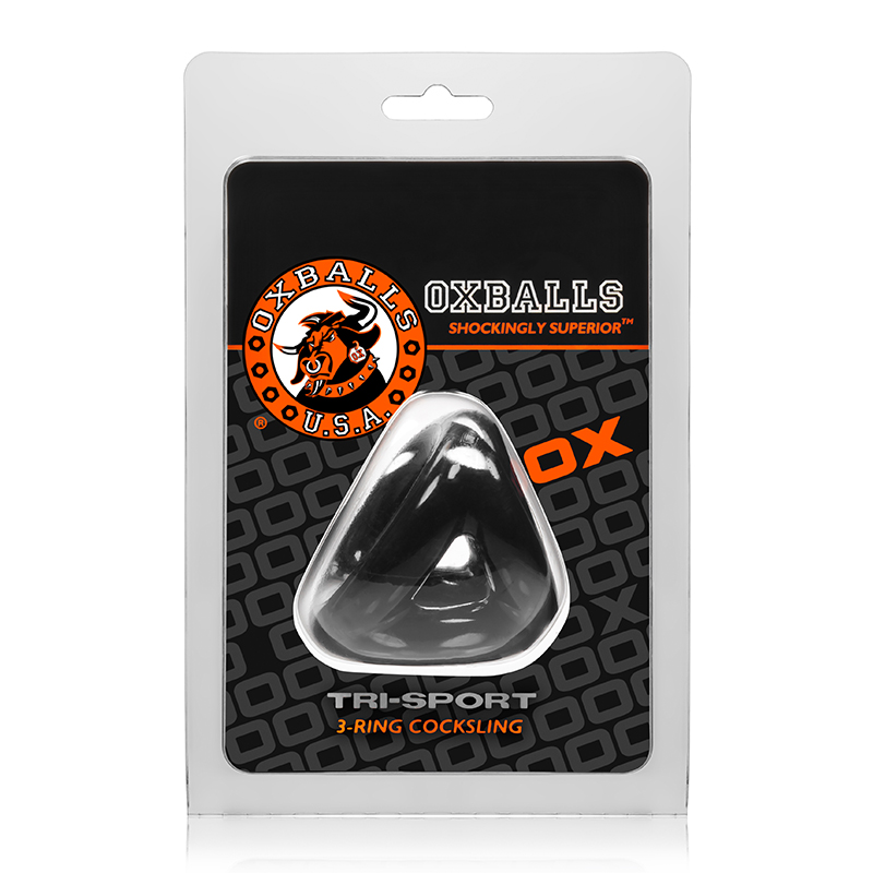 OXBALLS TRI-SPORT, COCKSLING, BLACK