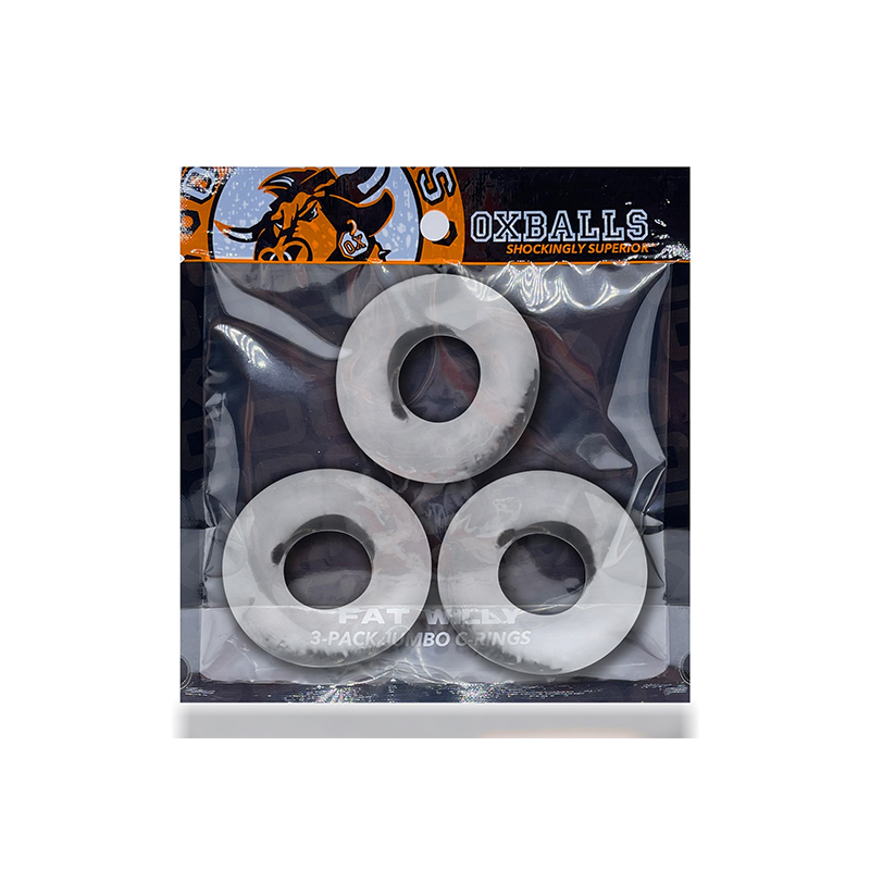 OXBALLS FAT WILLY 3-PACK JUMBO COCKRINGS FLEXTPR STEEL