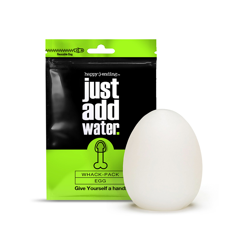 HAPPY ENDING JUST ADD WATER SELF-LUBRICATING WHACK PACK - EGG STYLE