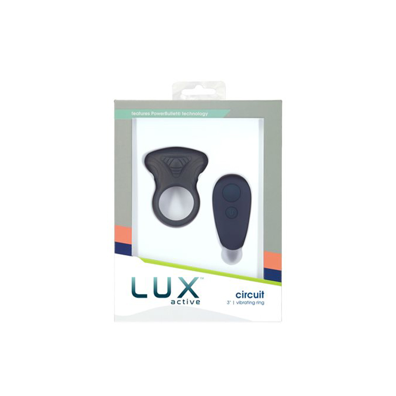 LUX ACTIVE CIRCUIT VIBRATING COCK RING