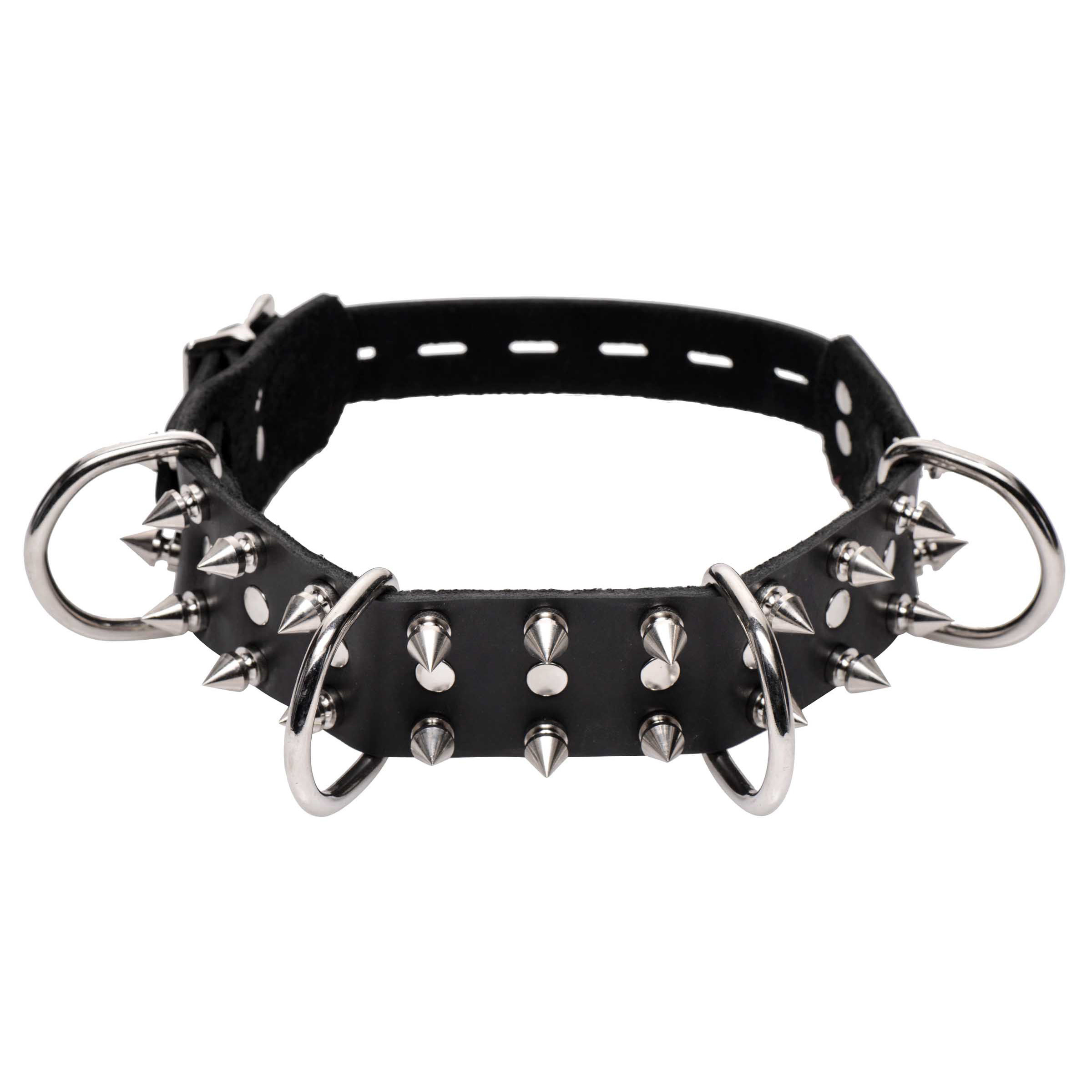 STRICT LEATHER SPIKED DOG COLLAR