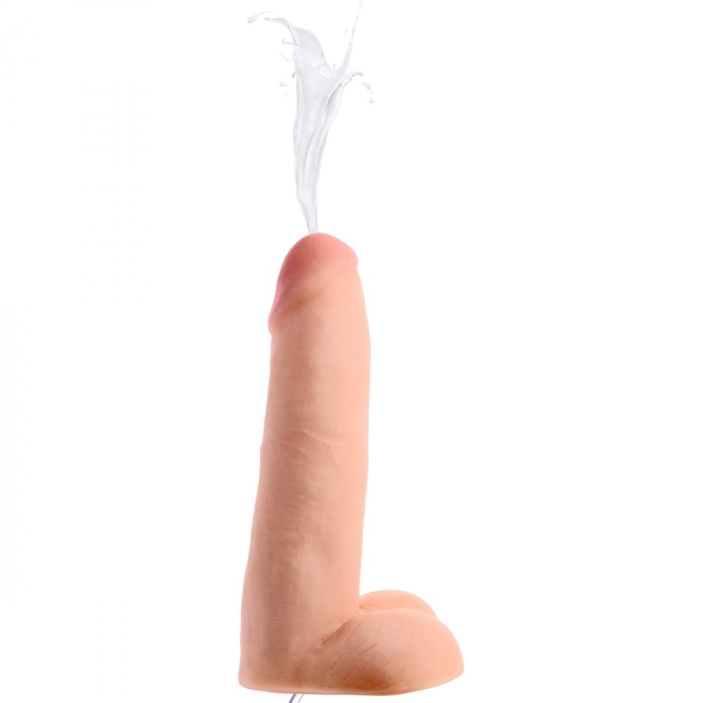 8 INCH REALISTIC DUAL DENSITY SQUIRTING DILDO