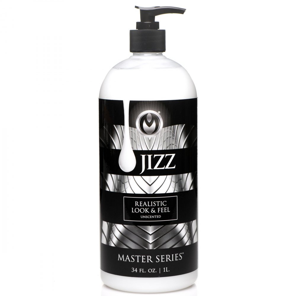 JIZZ UNSCENTED WATER-BASED LUBE - 34OZ