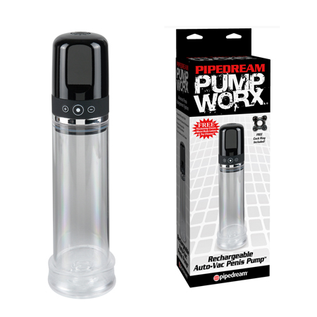 PIPEDREAM PUMP WORX RECHARGEABLE AUTO-VAC PENIS PUMP