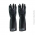 SHOTS FIST IT LATEX SHORT GLOVES BLACK