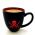 THE TIM 14-OZ BLACK & CRIMSON MUG