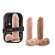 9 INCH SILICONE DILDO W/ SUCTION CUP - MOCHA